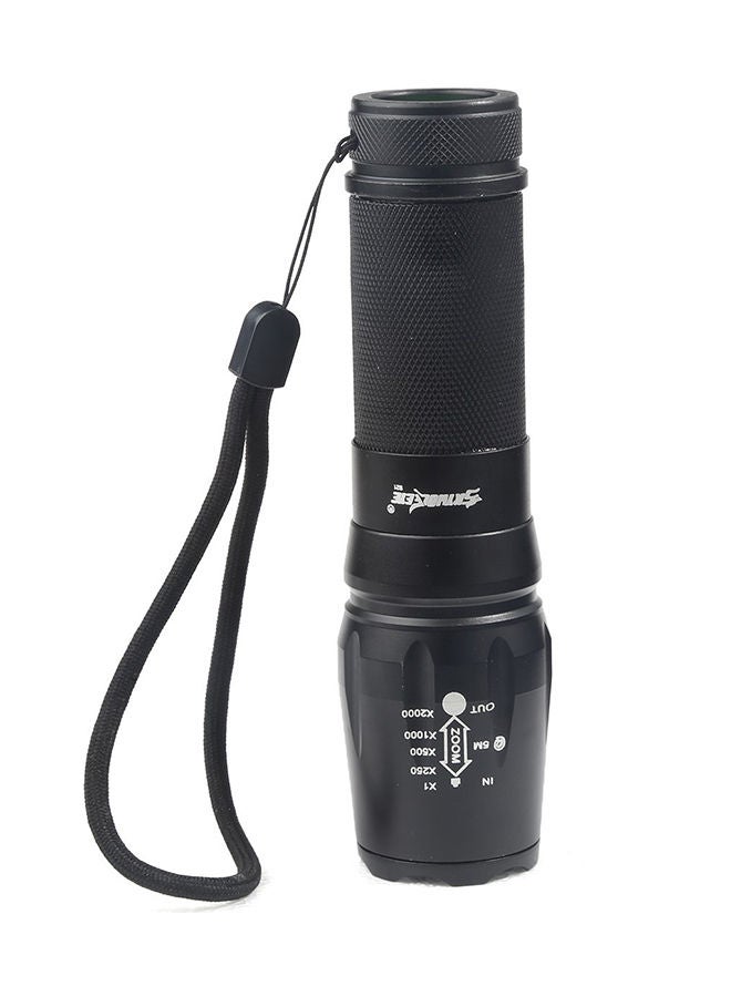 NIBEMINENT 5000 Lumen Zoomable LED Flashlight Black 5.39 x 1.38inch - Image 2
