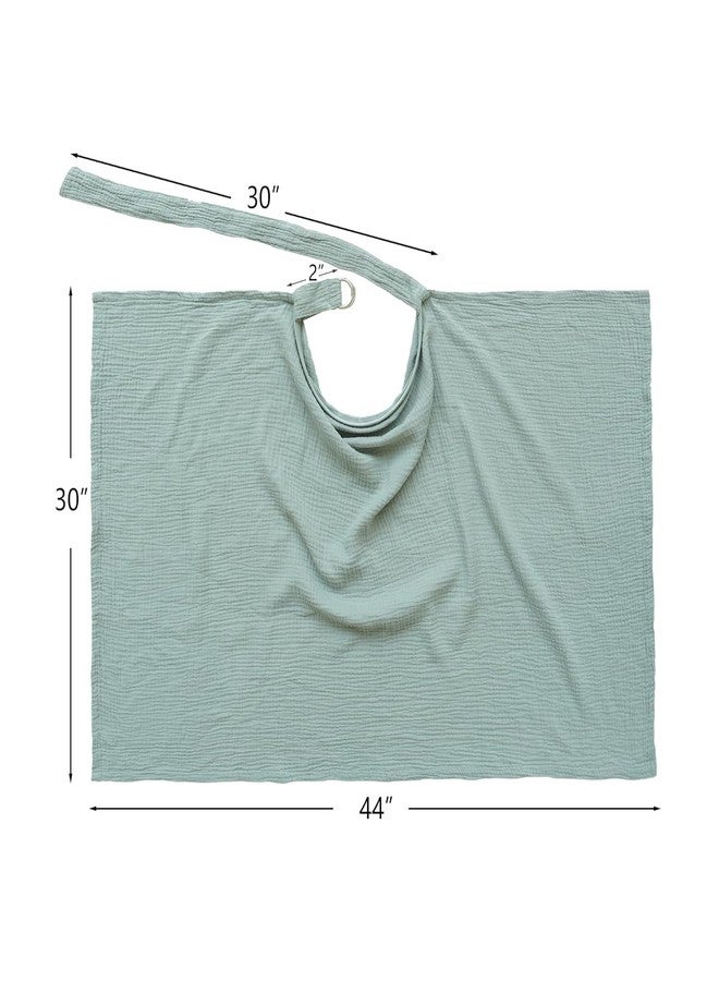 EGNORE Nursing Cover for Baby Breastfeeding – Breathable 100% Cotton Nursing Apron with Rigid Hoop, Privacy Cover, Lightweight Car Seat Canopy & Multi-Use Baby Essentials - Image 5