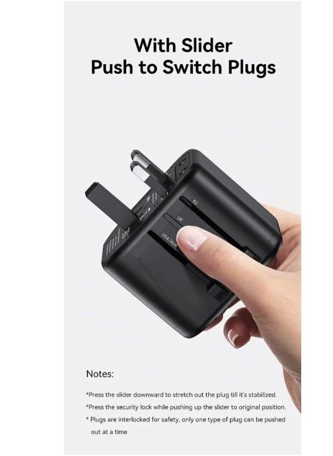 Usams US-CC173 T55 12W Dual USB Universal Travel Charger