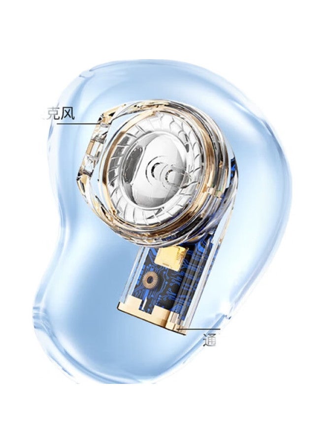 Adol Asus A Bean Bluetooth Dual Headphones Open-Ear Clip And Semi-In-Ear Two Pairs Suitable For Apple Xiaomi Huawei Tws-J11 Black - Image 3