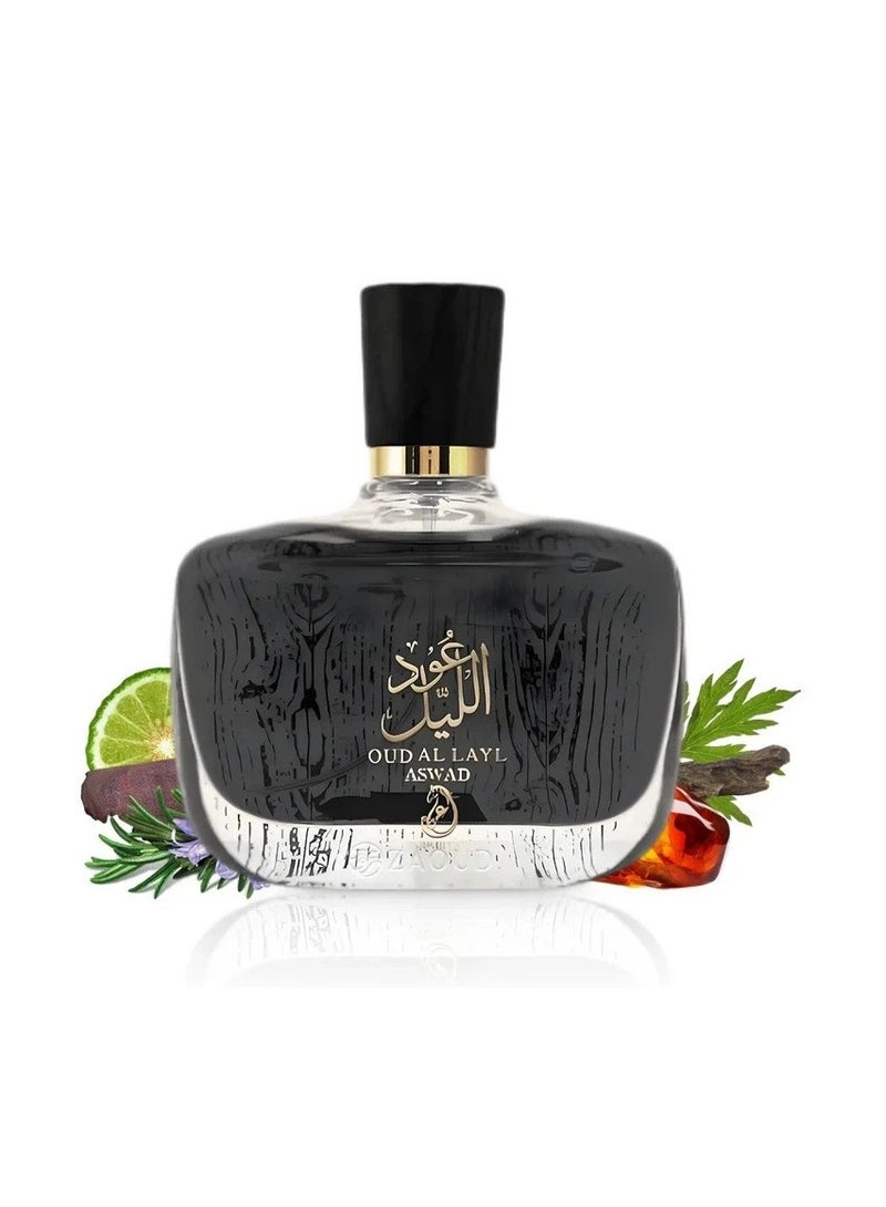عربيات عطر عود الليل أسود أو دو بارفيوم من عربيات - 100 مل | عطر فاخر للرجال والنساء، طويل الأمد، مثالي لجميع المناسبات - Image 2
