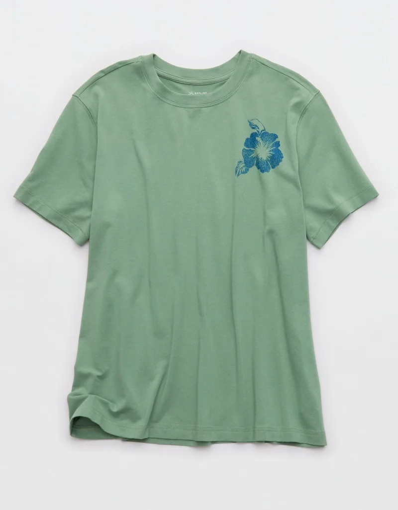 Aerie  OFFLINE By Aerie Let's Stretch Oversized T-Shirt for Women | Best Price UAE