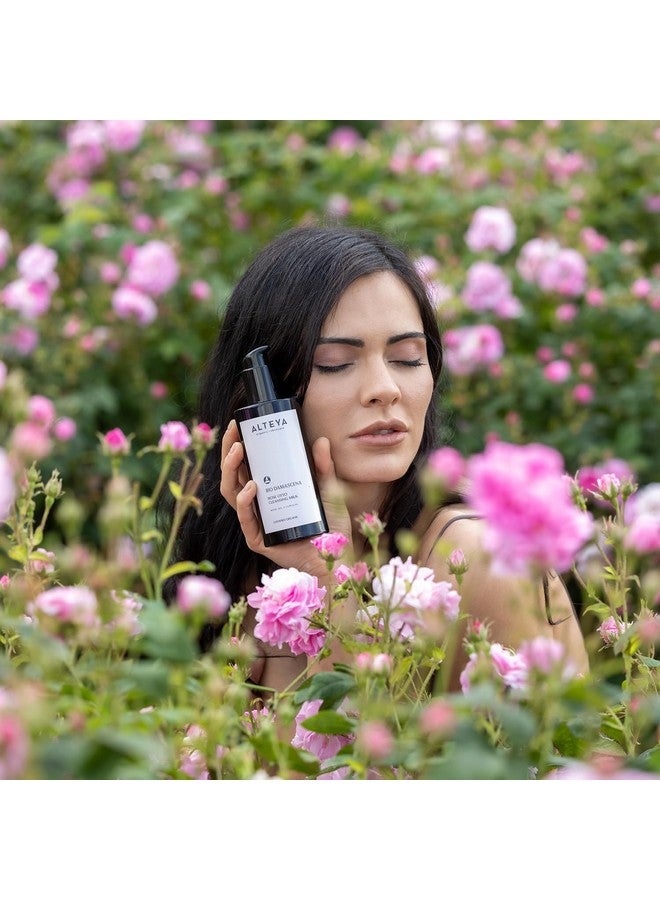 Alteya Organics Cleansing Milk Certified Organic Skin Care 6.8 Fl Oz/200 Ml Bio Damascena Awardwinning Face Cleanser With Organic Bulgarian Rose Oil Purifying Balancing And Moisturizing - Image 3