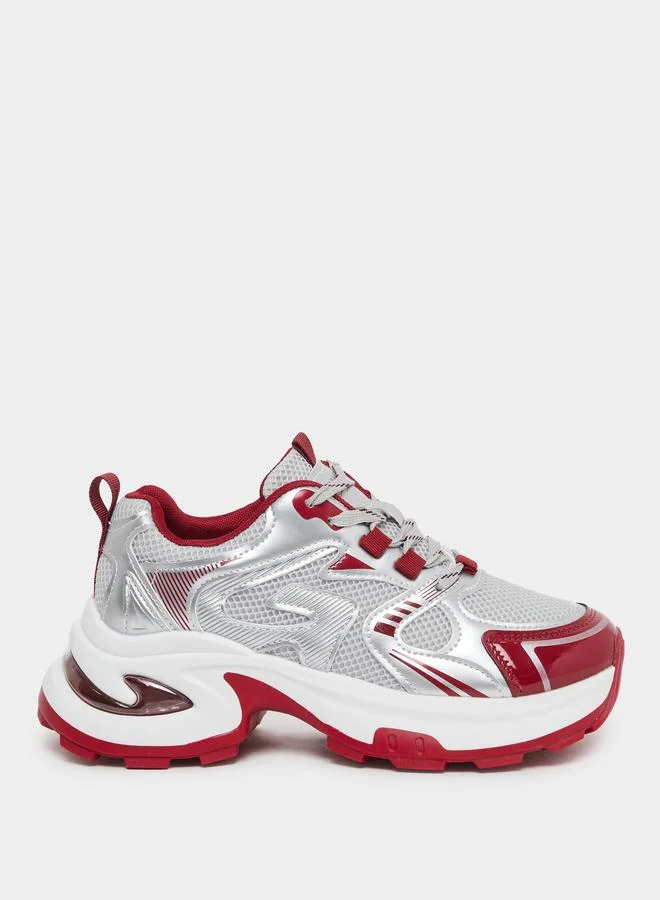 Styli Styli Metallic Insert Chunky Sole Sneakers