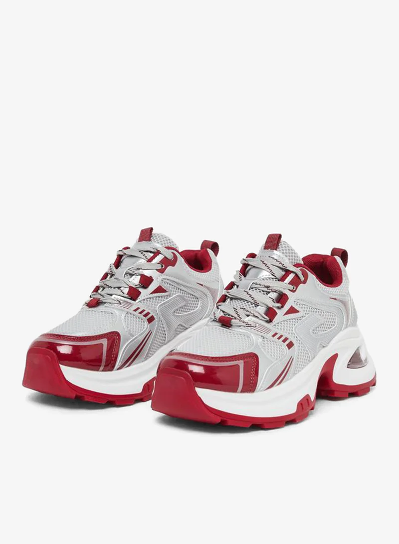 Styli Active Metallic Insert Chunky Sole Sneakers