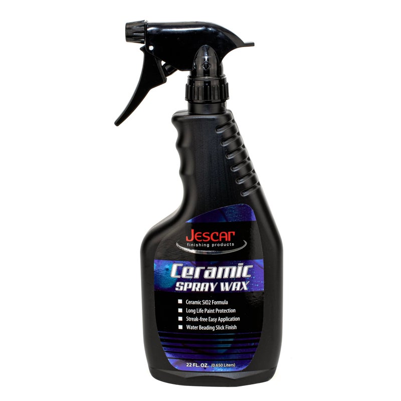 Jescar Ceramic Spray Wax - 22oz | High-Gloss Shine, Long-Lasting Protection, Easy Application, Hydrophobic coating for Cars, Motorcycle, RV's, Streak Free Finish. - Image 1