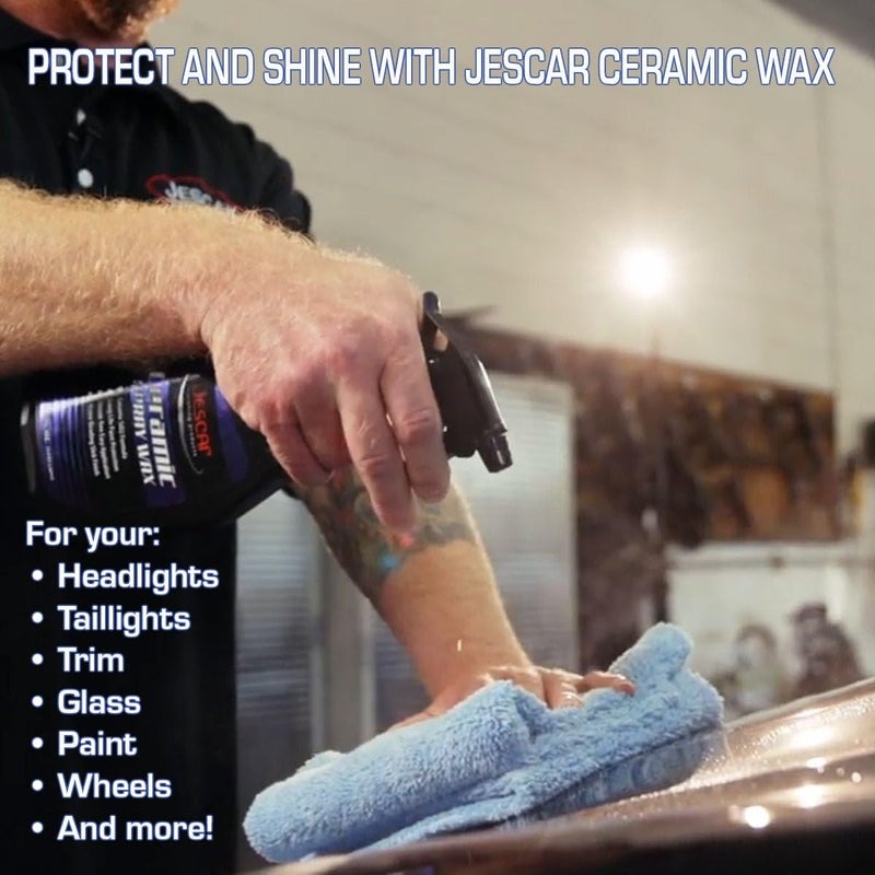 Jescar Ceramic Spray Wax - 22oz | High-Gloss Shine, Long-Lasting Protection, Easy Application, Hydrophobic coating for Cars, Motorcycle, RV's, Streak Free Finish. - Image 5