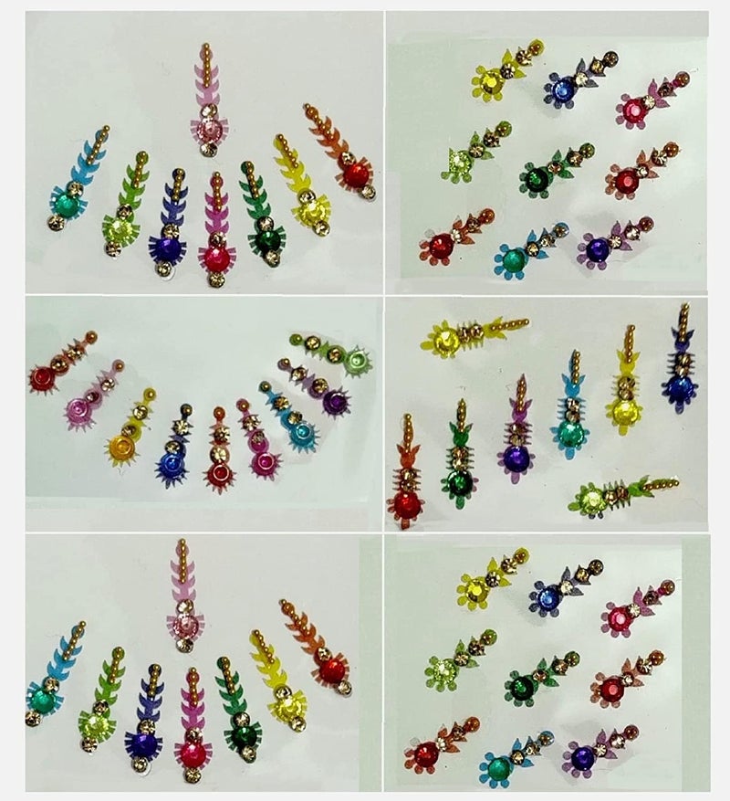 advancedestore Stone Bindi Set For Women And Girls 12