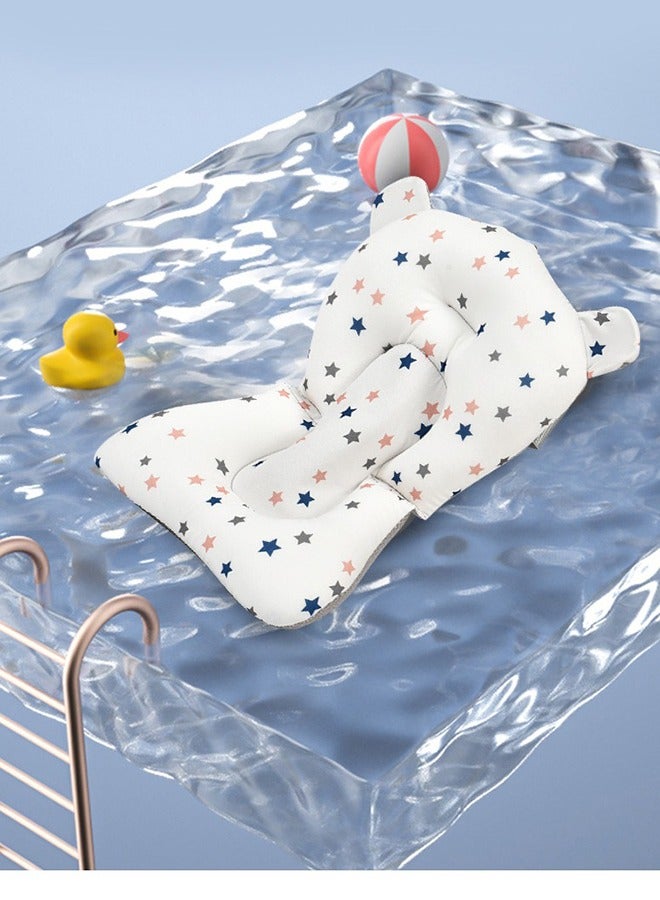 GUDOO حوض استحمام محمول للأطفال مع وسادة أطفال، حوض استحمام للأطفال الصغار قابل للطي - Image 5
