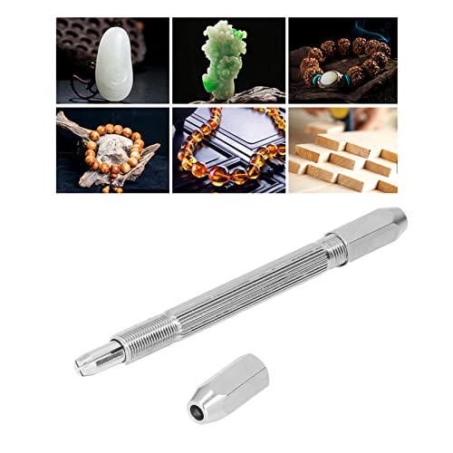 Marhynchus 2 pcs Hex Hand Drill Pin Vise Double Ended Detachable Brass Manual Hand Drill Tool for Jewelry Making Watch Repair - Image 3
