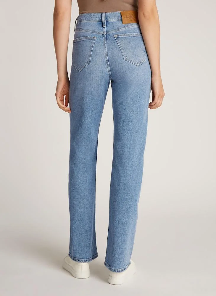 Calvin Klein Jeans Stright High Waist Denim Jeans