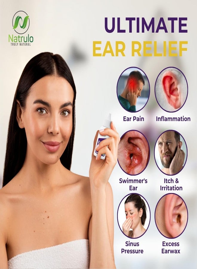 Erbaid Natural Ear Drops for Ear Infection – Homeopathic Eardrops for Adults, Kids, Baby, & Pets – Relieves Ear Aches, Swimmer's Ear, & Loosens Wax – Kids Safe Ear Health Made in USA - Image 2