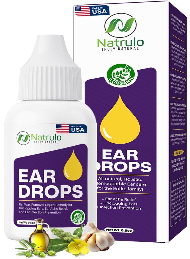 Erbaid Natural Ear Drops for Ear Infection – Homeopathic Eardrops for Adults, Kids, Baby, & Pets – Relieves Ear Aches, Swimmer's Ear, & Loosens Wax – Kids Safe Ear Health Made in USA - Image 1