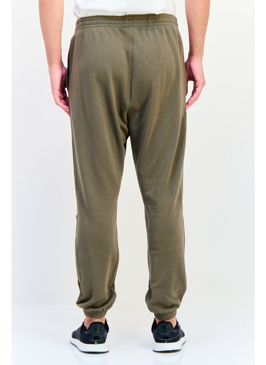Reebok Men Sportswear Fit Training Sweatpants, Dark Olive  - Image 3
