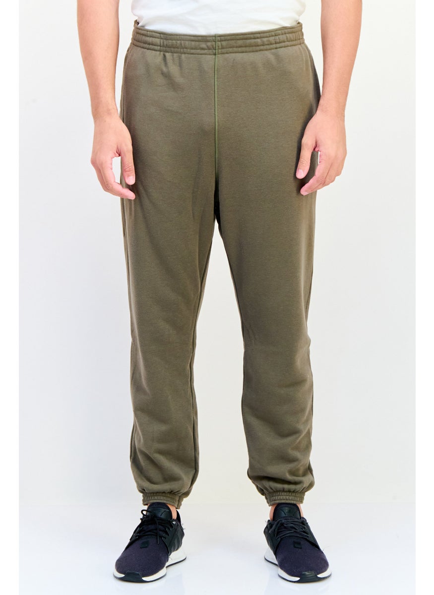 Reebok Men Sportswear Fit Training Sweatpants, Dark Olive  - Image 1
