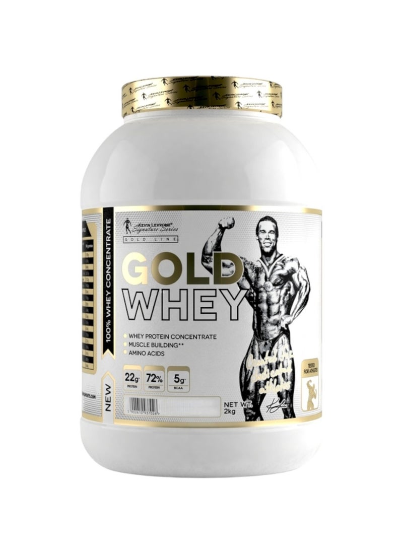 KEVIN LEVRONE Gold Whey, 100% Whey Concentrate, Snikers Flavour 2kg 