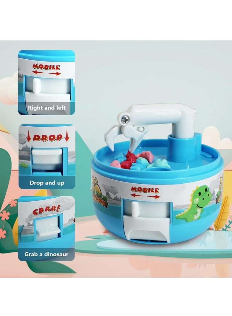 New Scratching Machine Dinosaur Egg Toy Small Dinosaur Colorful Transparent Cover Children'S Educational Toys, Including 8 Small Dinosaurs With Random Colors (Blue Dinosaur Scratching Machine) - Image 3