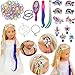 SAIBURAZ 18 inch Doll Hair Accessories for American OG Dolls Hair Brush Rainbown Unicorn Kit Accessories Girl DollsShaped Head Childrens GiftNo Doll - Image 2