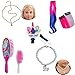 SAIBURAZ 18 inch Doll Hair Accessories for American OG Dolls Hair Brush Rainbown Unicorn Kit Accessories Girl DollsShaped Head Childrens GiftNo Doll - Image 4