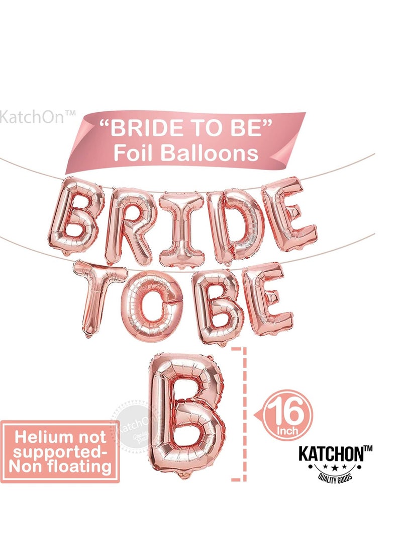 كاتشون مجموعة بالونات كبيرة بلون ذهبي وردي 16 انش ديكورات حفلات توديع العزوبية  بالونات العروس ديكورات حفلات توديع العزوبية بالونات توديع العزوبية بالونات حفلات توديع العزوبية - Image 5