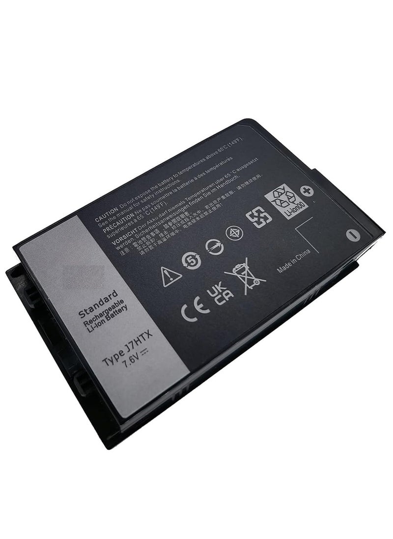 Replacement Battery for Dell 7HTX 7XNTR Replacement Battery for Dell Latitude 7202 7212 7220 Rugged Tablets