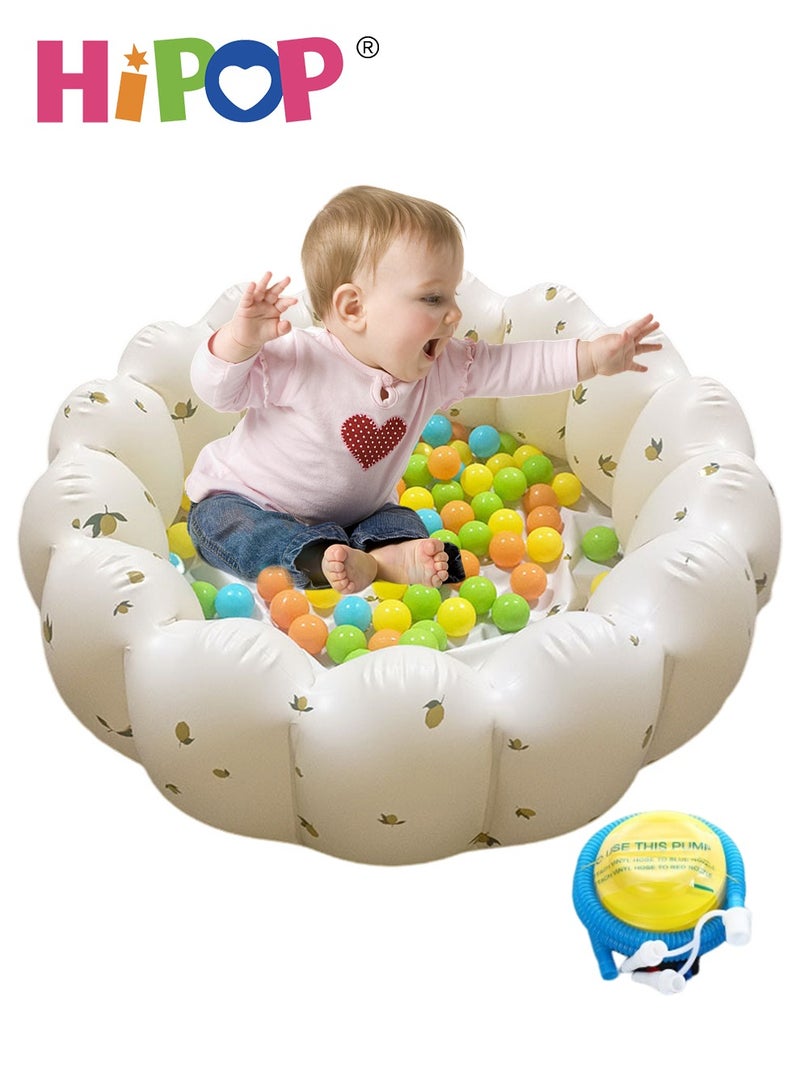 HIPOP Inflatabl Ocean Ball Pit Pool,Children's Playground Pad,100*100cm Tent House for Kid - Image 1