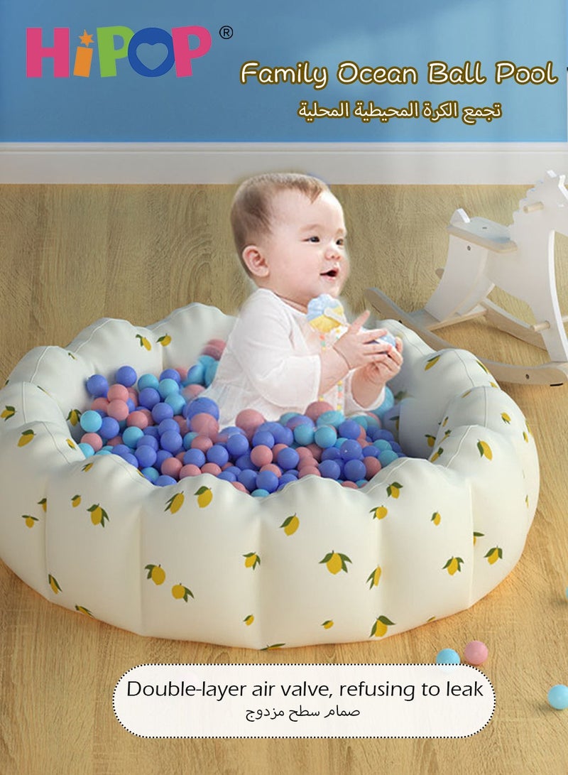 HIPOP Inflatabl Ocean Ball Pit Pool,Children's Playground Pad,100*100cm Tent House for Kid - Image 3