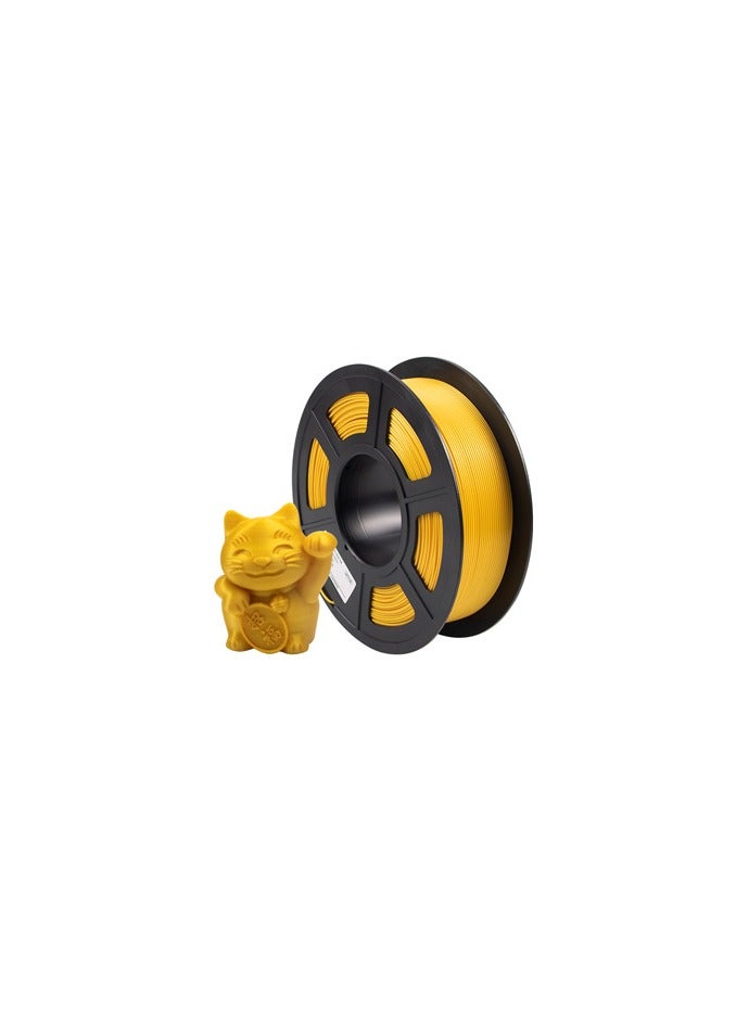 iSANMATE 3D Printer Filament, PLA Filament Glow in The Dark, 1.75mm Dimensional Accuracy +/- 0.03 mm, 1 kg Spool - Yellow - Image 1
