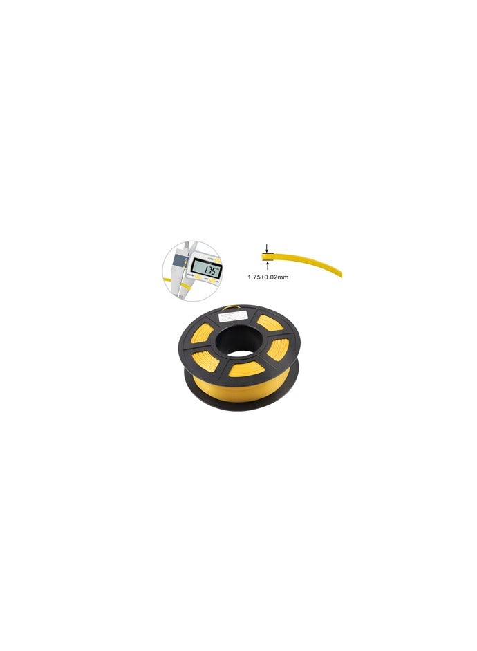 iSANMATE 3D Printer Filament, PLA Filament Glow in The Dark, 1.75mm Dimensional Accuracy +/- 0.03 mm, 1 kg Spool - Yellow - Image 4
