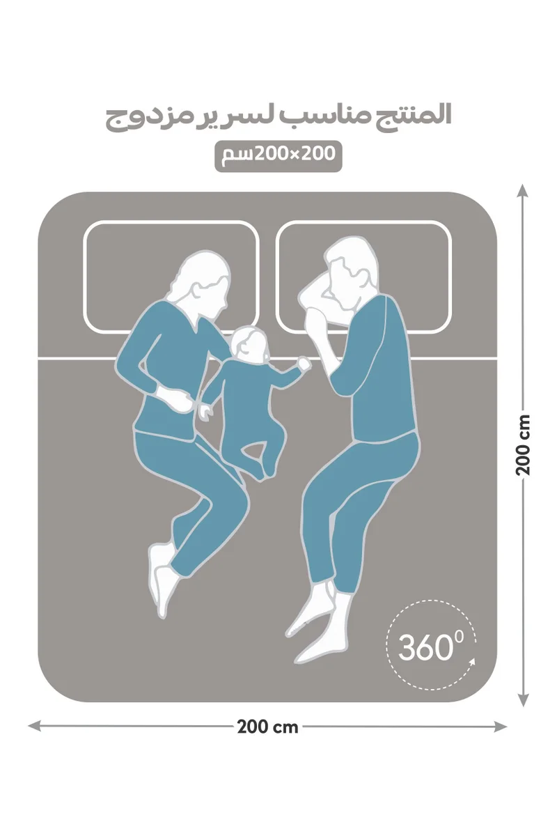 دوناتيلا طقم شرشف سرير 3 قطع مقاس مزدوج يناسب سرير 200×200 سم , مايكروفايبر ناعم , مقاوم للحساسية , مضاد للانكماش , يناسب جميع الفصول
