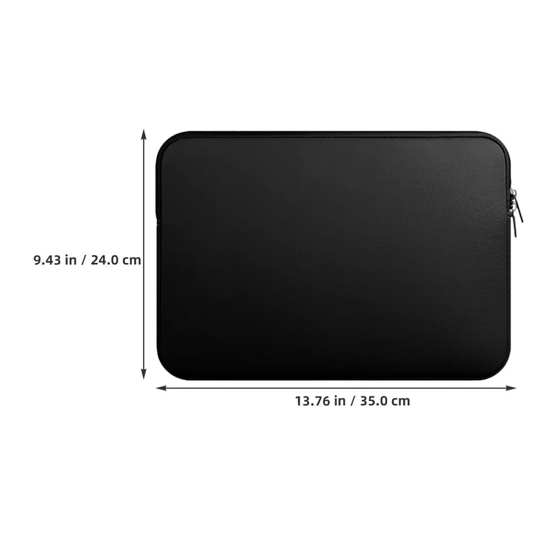 4 pcs Laptop Sleeve 13 inch Computer Laptop Sleeve Bag Protective Carrying Case Portable Computer Black and Gray - Image 3