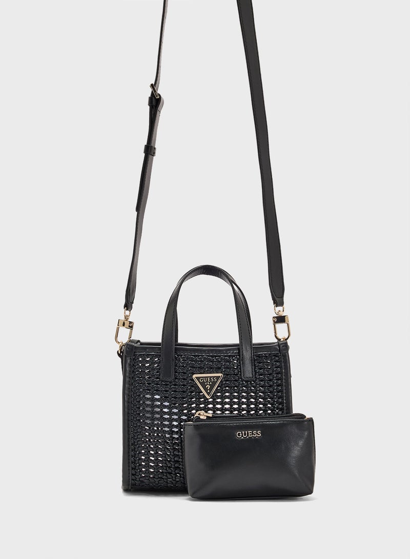 GUESS BRIGITTA MINI 2 IN 1 TOTE  - Image 1