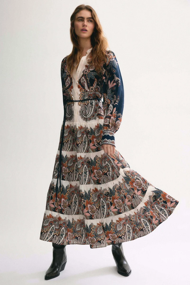 H&M  Tiered-skirt dress for Women | Best Price UAE