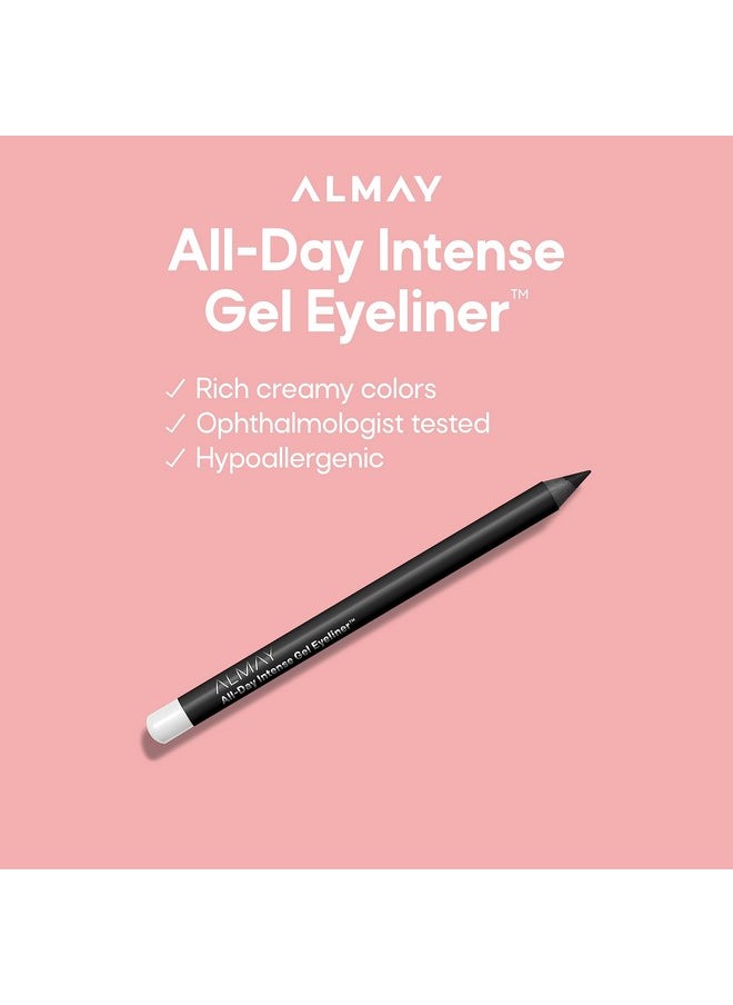 Almay - Gel Eyeliner Waterproof Fade Proof Eye Makeup Easy To Sharpen Liner Pencil 150 Evergreen 0.045Oz - Image 1