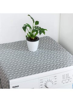 Bukela Washing Machine Dustproof Cover, 21 x 51" Anti-Stain Waterproof Washer and Dryer Protection Covers for The Top, Anti-Slip Refrigerator Fridge Dust Cover with Storage Bag (1pcs)  - Image 5