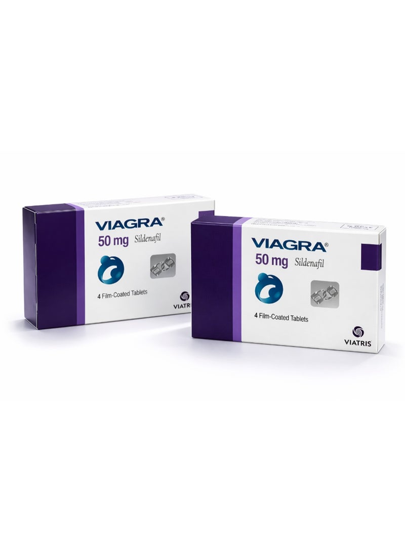 Pack Of 2 Viagra 50 mg Tablet 4pcs