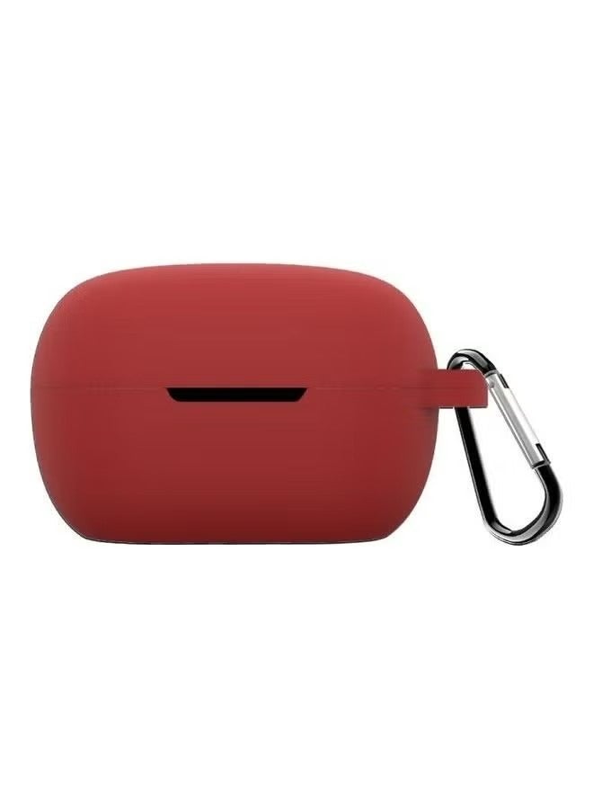 BGM 1 Pcs Anti-Lost & Shockproof Protective Silicone Case Compatible with JBL Tune 115TWS (Red) - Image 3