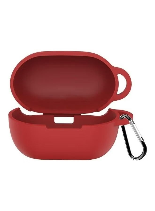 BGM 1 Pcs Anti-Lost & Shockproof Protective Silicone Case Compatible with JBL Tune 115TWS (Red) - Image 1