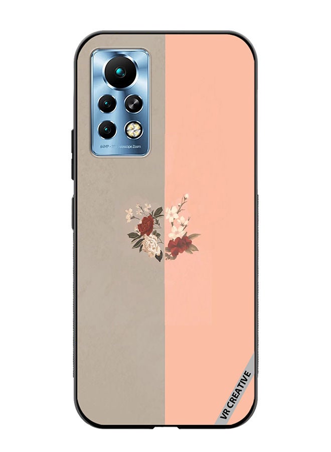 VR CREATIVE Protective Case Cover For Infinix Note 11 Pro Flower Design Multicolour - Image 1