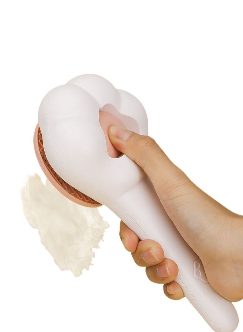 Generic Pet brush, cat and dog round comb; grooming Tool for short-haired and long-haired pets ; removes loose hair & tangles. for shedding and grooming  - Image 4