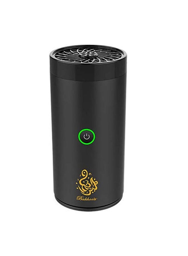 ACHAS USB Type-C Power Rechargeable Incense Burner Black 14x7x7cm - Image 1
