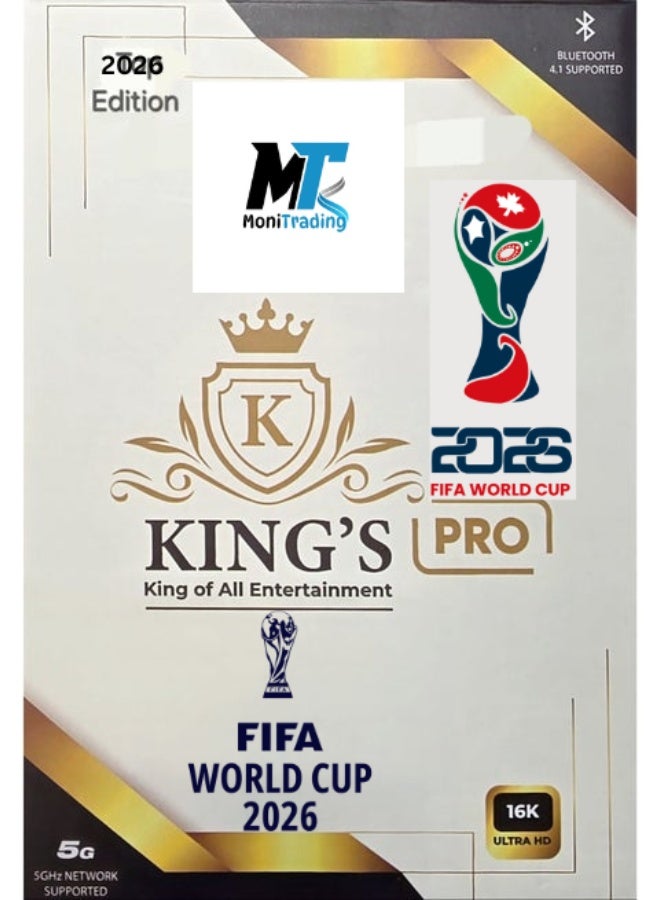 Smart Android TV Box 2026 FI-FA World-Cup Football High-Performance Media Streaming Device