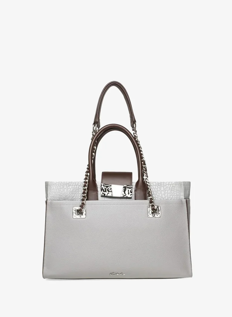 ستيف مادن Bbateau Grey Shoulder Bag