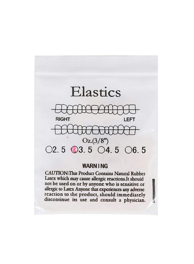 Angzhili Dental Orthodontic Rubber Bands Orthodontic Elastic Orthodontic Supply (38 3.5 Oz) - Image 4