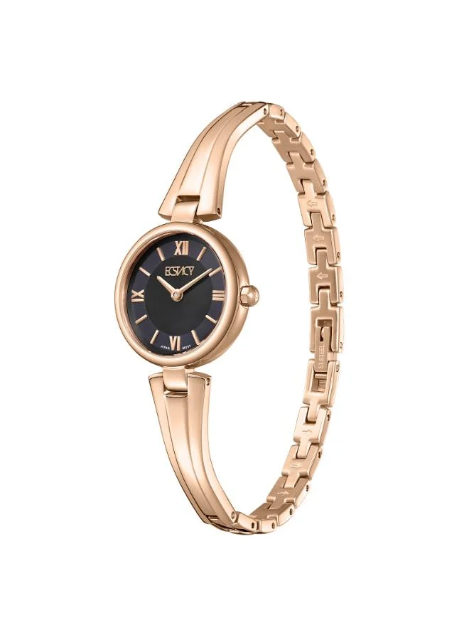 إكستاسي Women's Stainless Steel Analog Watch E25509-RBKMB - 24mm mm