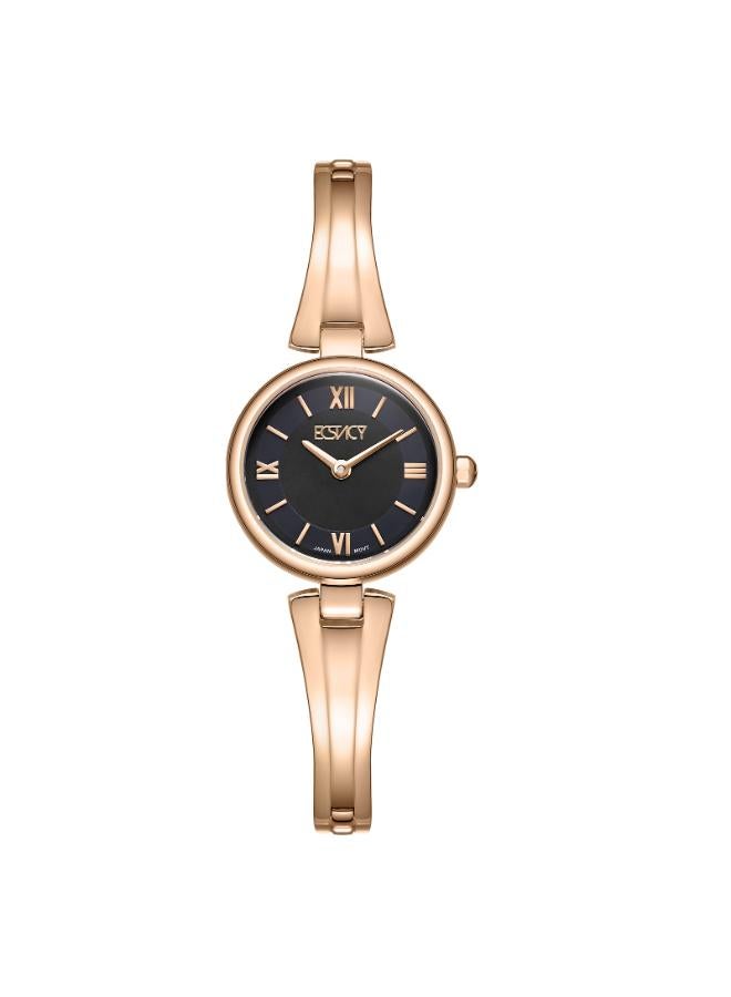 ECSTACY Women's Stainless Steel Analog Watch E25509-RBKMB - 24mm mm - Image 1