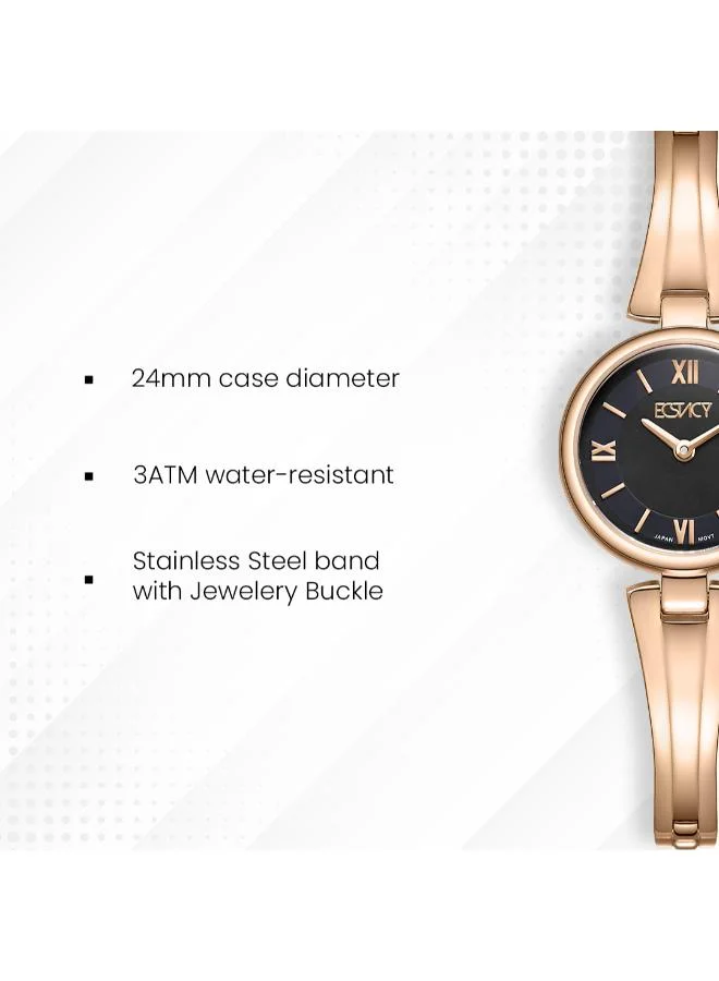 Ecstacy  Women's Stainless Steel Analog Watch E25509-RBKMB - 24mm mm for Women | Best Price UAE