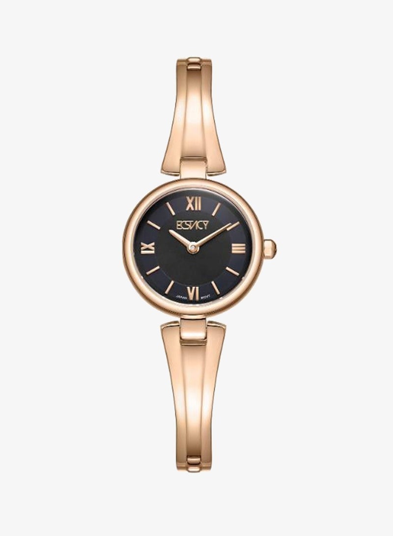 ECSTACY Women's Stainless Steel Analog Watch E25509-RBKMB - 24mm mm - Image 1