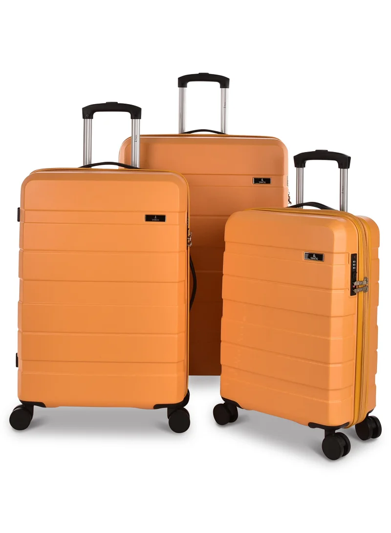 Track Track Luggage set 3pcs ABS Hard Durable Lightweight Trolley Travel Bag,100/3p