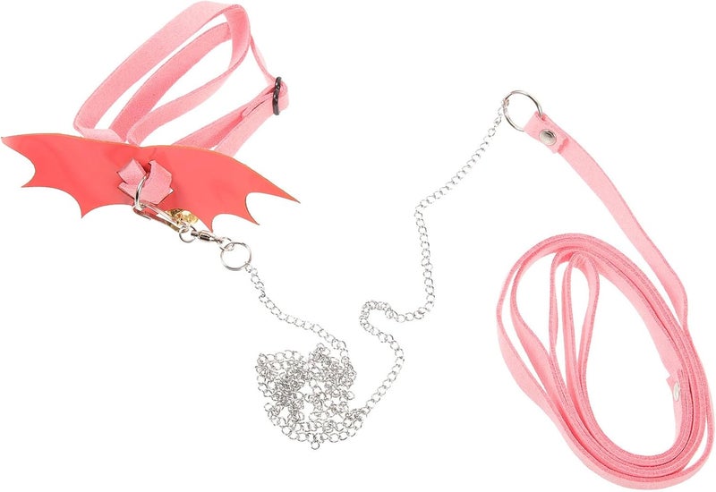 Tortoise Harness Leash with Vest, Small Size Pink Traction Rope for Outdoor Walking, Pet Turtle Control Strap for Small-Medium Turtles and Reptiles - Image 1